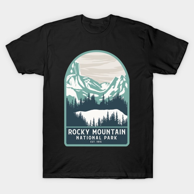 Rocky mountains T-Shirt by Tonibhardwaj